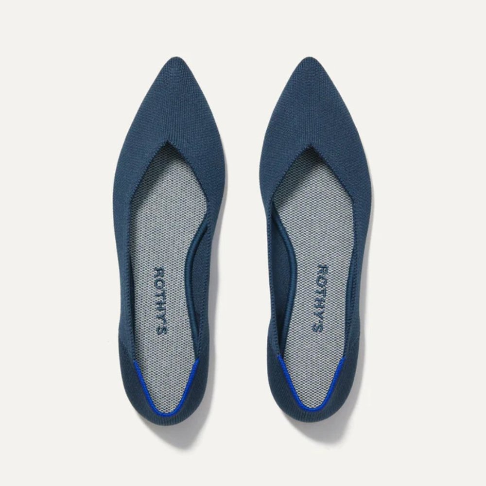 COPY - Rothy's The Point Flat - New in Box - Navy Blue - Size 10